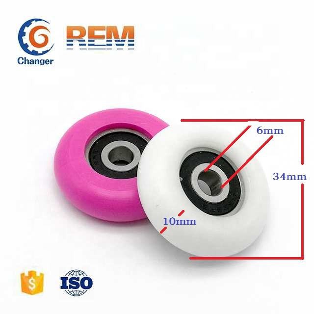 Outdoor Boat Rowing Seat Wheel 6X34X10mm